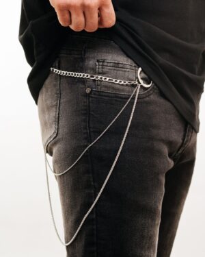 CADENAS, ACCESORIO PARA PANTALON - TENDENCIA - NIEBLA NEGRA